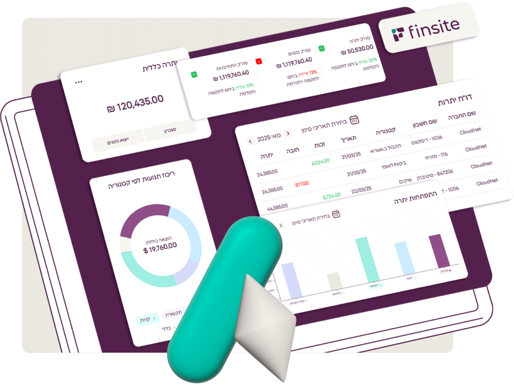 דשבורד פיננסי רב-חברתי